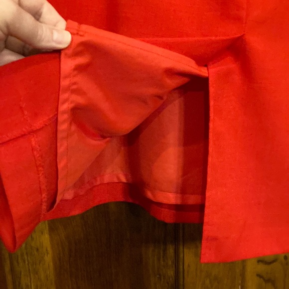 Size 14W/16 Red Sag Harbor Skirt with flex waist - Picture 6 of 9